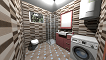 Vizualizace koupelny mobilního domu Eleanor